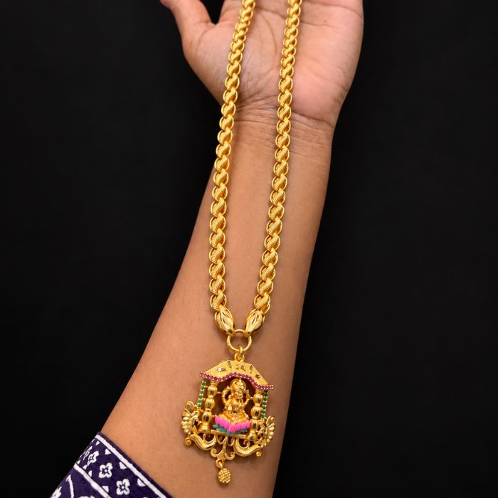 Gold Plated Dollar Chain